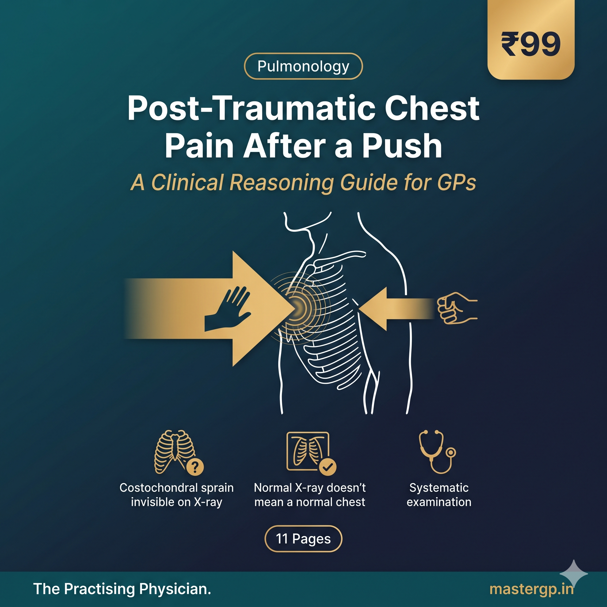 Post-Traumatic Chest Pain After a Push