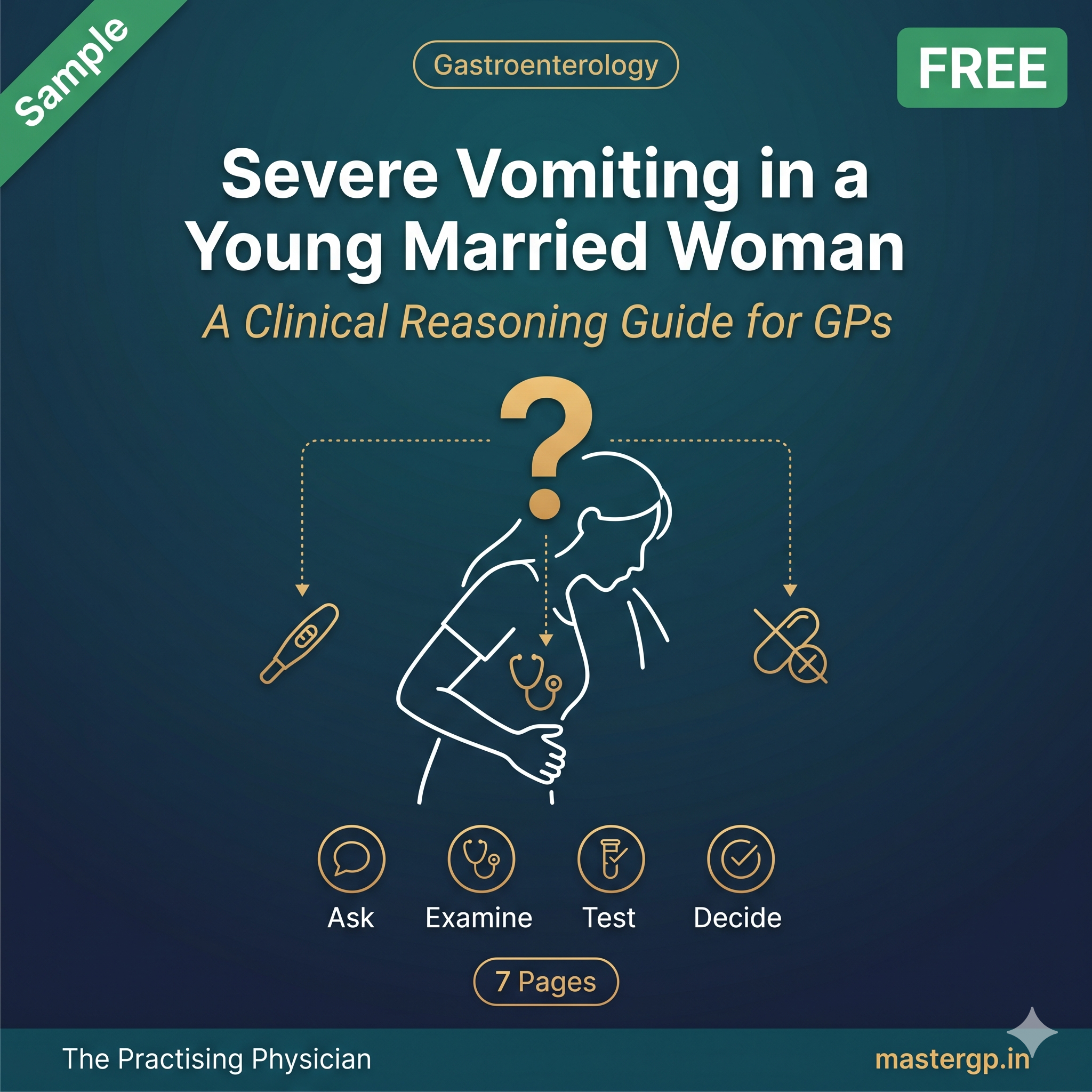 Severe Vomiting in a Young Married Woman