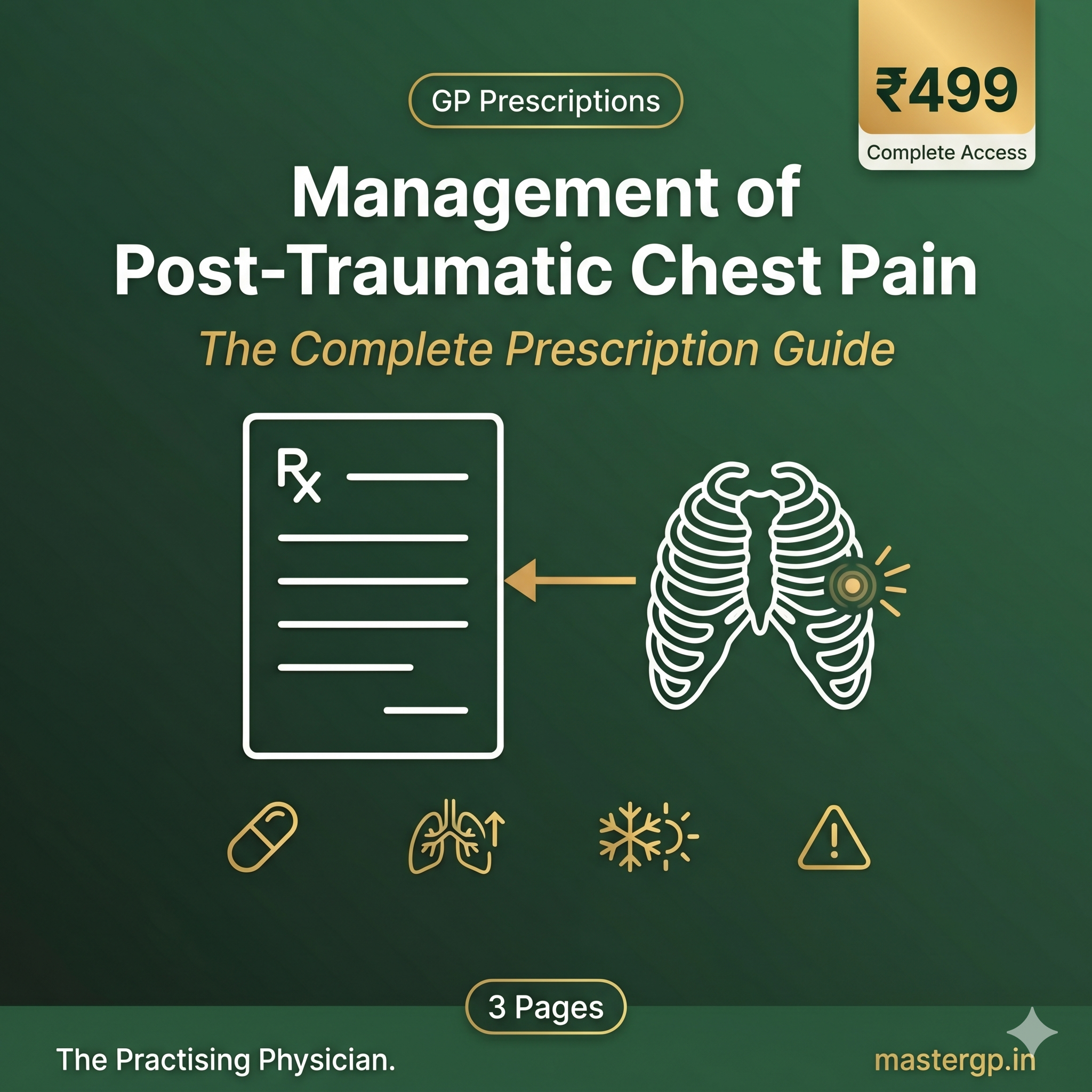 Management of Post-Traumatic Chest Pain After a Push