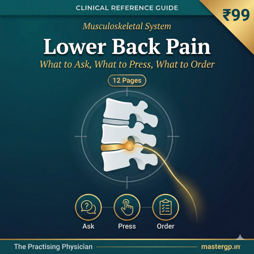Lower Back Pain — OPD Framework