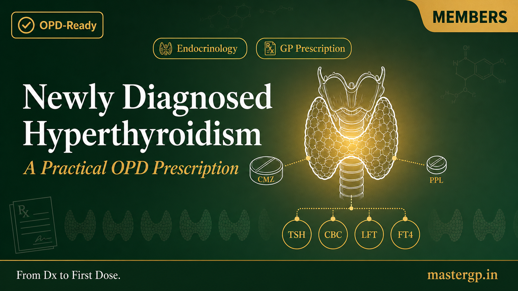 Newly Diagnosed Hyperthyroidism — A Practical OPD Prescription