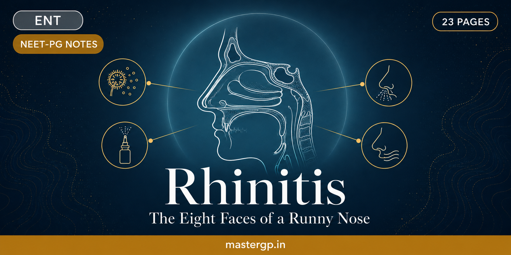 Rhinitis — The Eight Faces of a Runny Nose, a NEET-PG and GP clinical guide